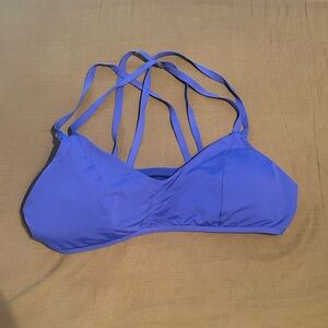 Athleta Vibrant Blue Strappy Bikini Top